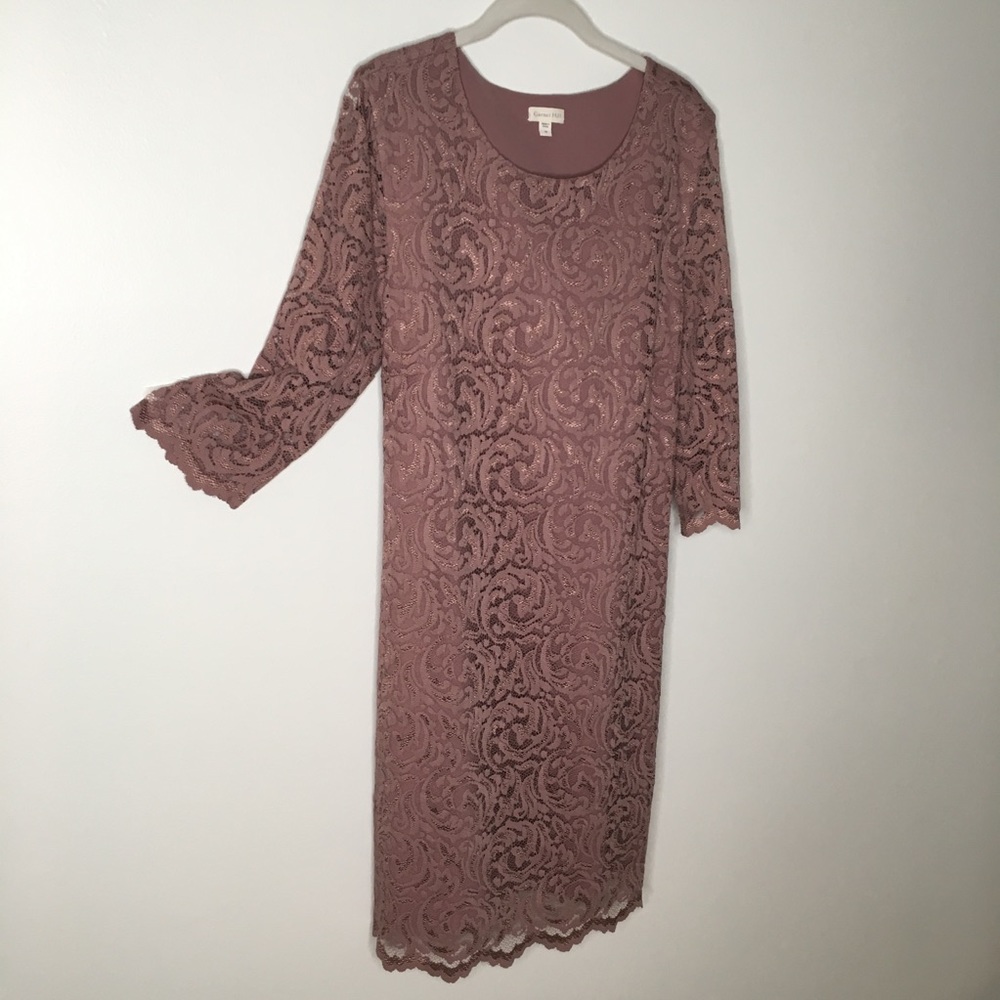 Garnet Hill Lace Dress EUC